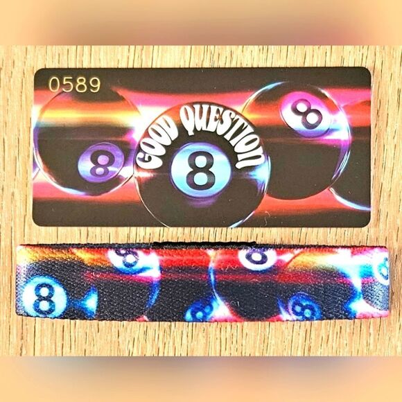 ZOX "GOOD QUESTION" #589 INTERACTIVE 8BALL App Excl NEW Collectible Wristband - Picture 3 of 16